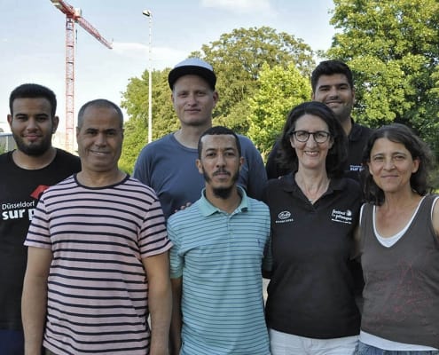 Das Team von Düsseldorf sur place bei der 2. Runde im BPV NRW Cup 2019